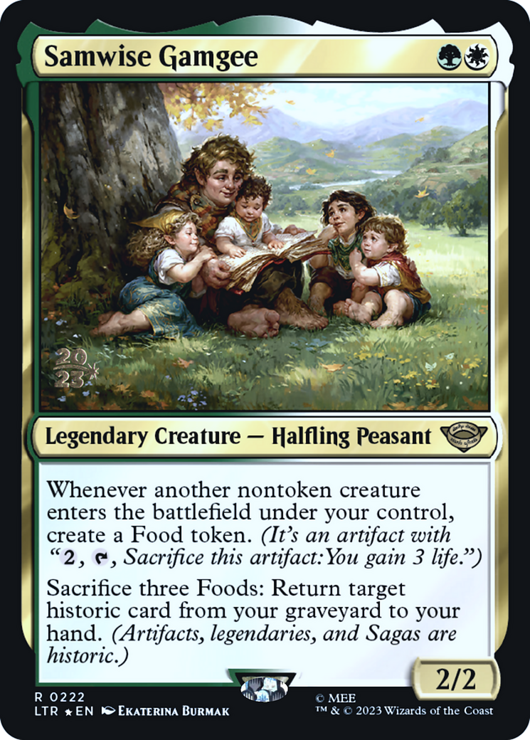 {R} Samwise Gamgee [The Lord of the Rings: Tales of Middle-Earth Prerelease Promos][PR LTR 222]
