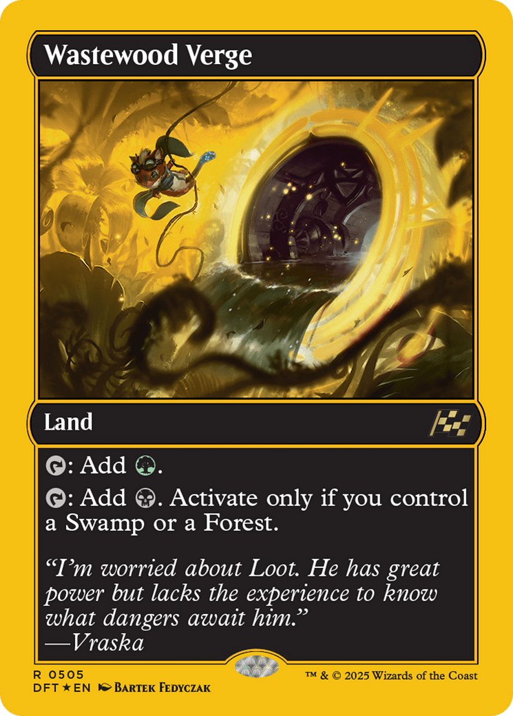 {@R} Wastewood Verge (First-Place Foil) [Aetherdrift][DFT 505]
