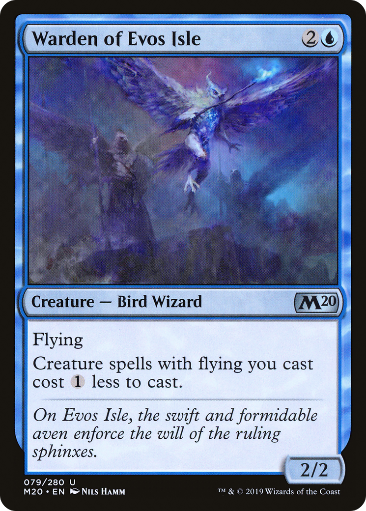 {C} Warden of Evos Isle [Core Set 2020][M20 079]