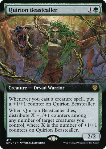 {R} Quirion Beastcaller (Extended Art) [Dominaria United][DMU 417]