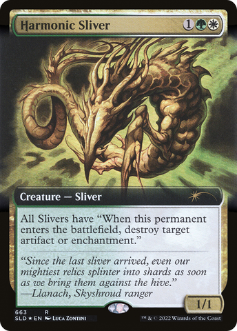 {R} Harmonic Sliver (Extended Art) [Secret Lair Drop Promos][SLD 663]