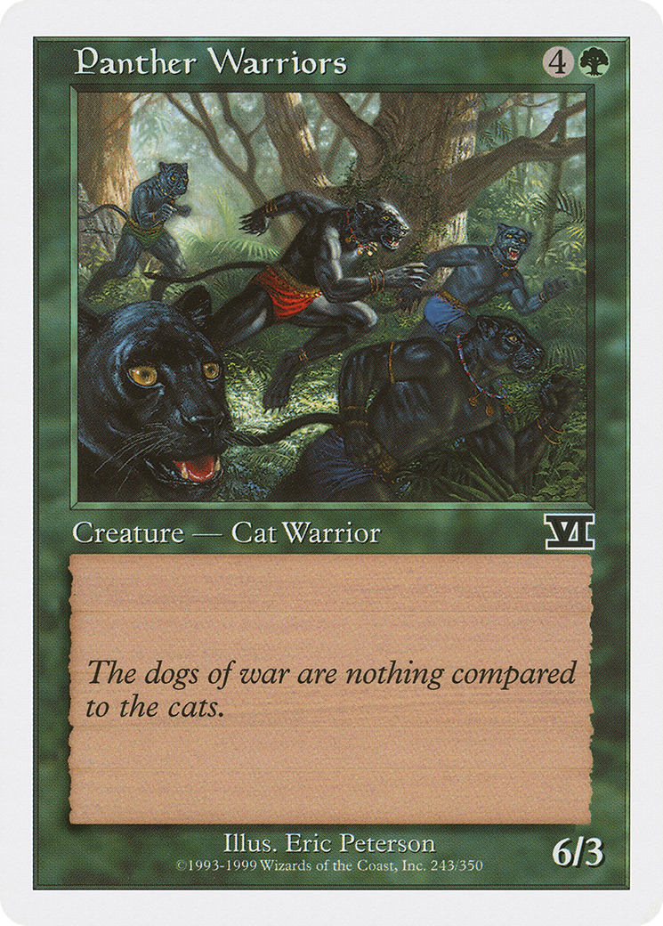 {C} Panther Warriors [Classic Sixth Edition][6ED 243]