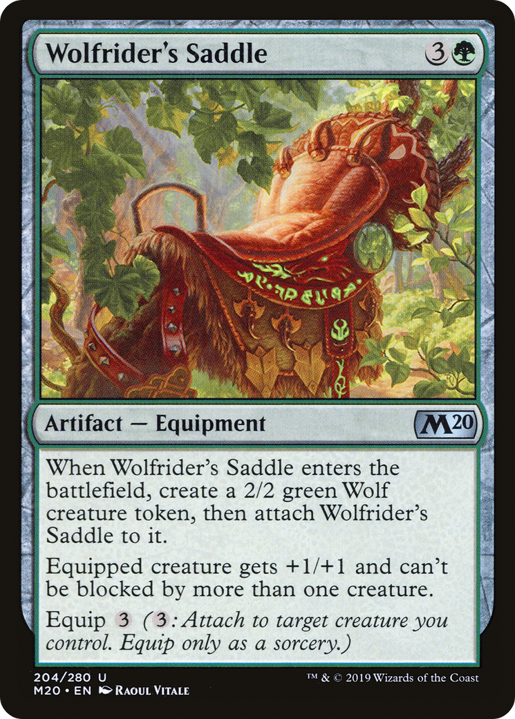 {C} Wolfrider's Saddle [Core Set 2020][M20 204]