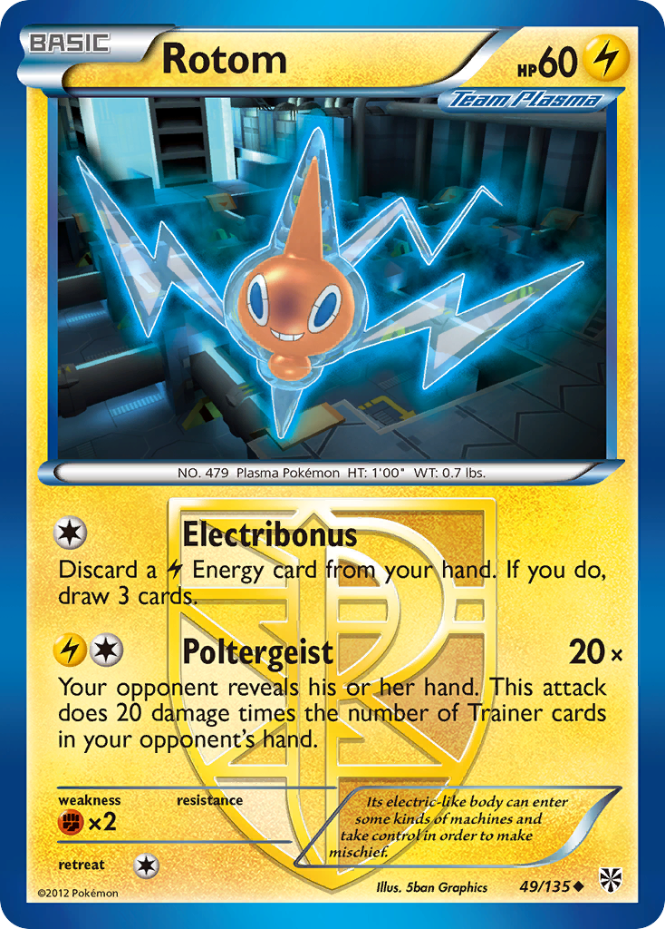 [PKM-C] Rotom (49/135) [Black & White: Plasma Storm]