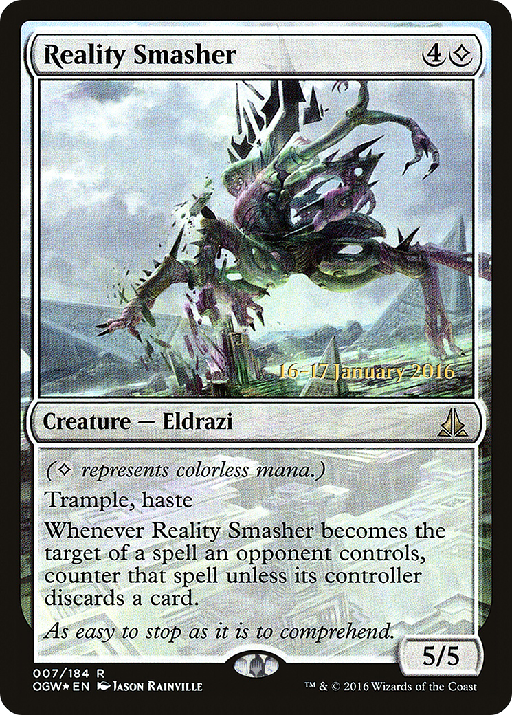 {R} Reality Smasher [Oath of the Gatewatch Prerelease Promos][PR OGW 007]