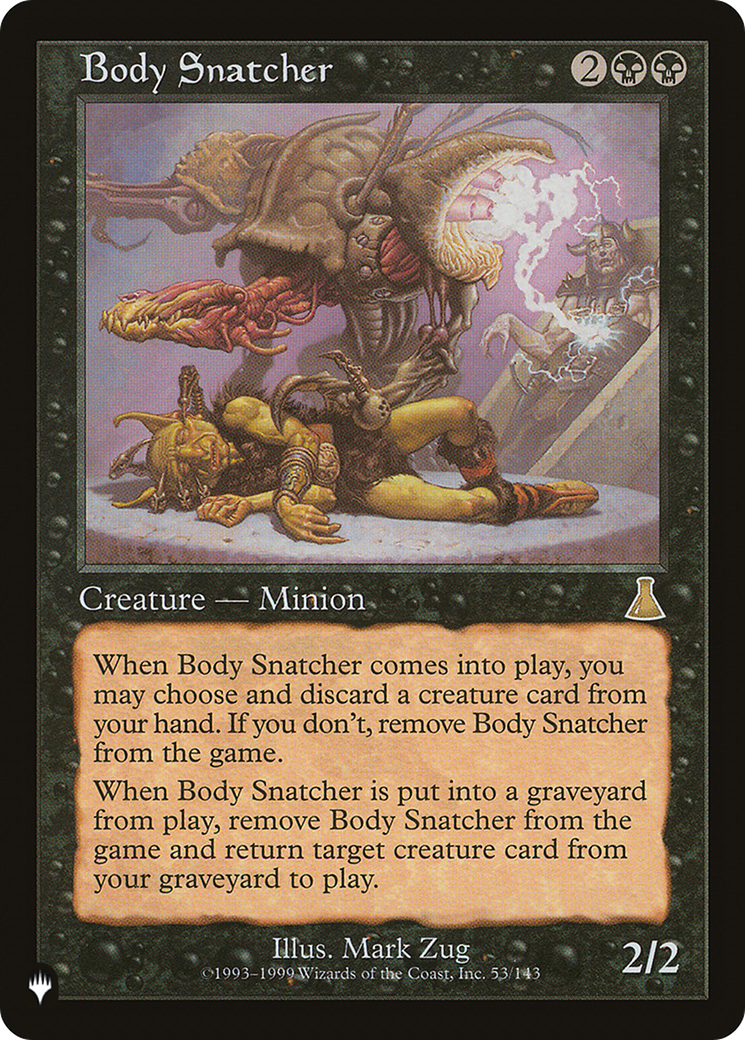 Body Snatcher [LIST 53/143]
