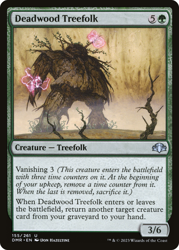 {C} Deadwood Treefolk [Dominaria Remastered][DMR 155]