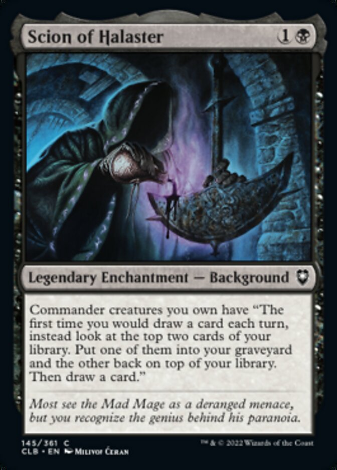 {C} Scion of Halaster [Commander Legends: Battle for Baldur's Gate][CLB 145] - Misty Mountain Games