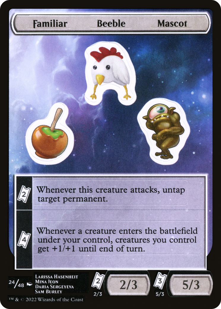 {C} Familiar Beeble Mascot [Unfinity Stickers][SUNF 024]