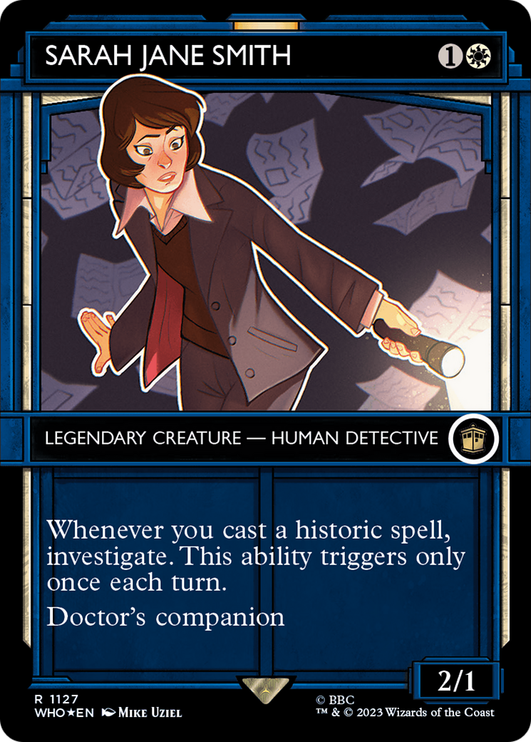 {R} Sarah Jane Smith (Showcase) (Surge Foil) [Doctor Who][WHO 1127]