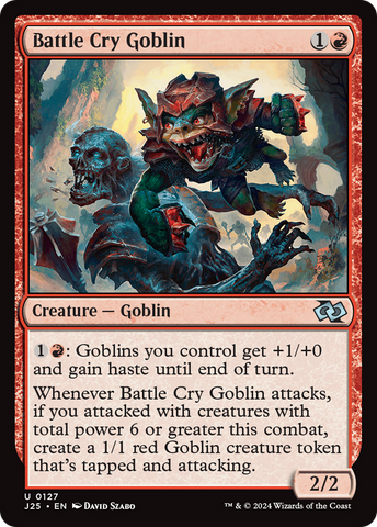 {C} Battle Cry Goblin [Foundations Jumpstart][J25 127]