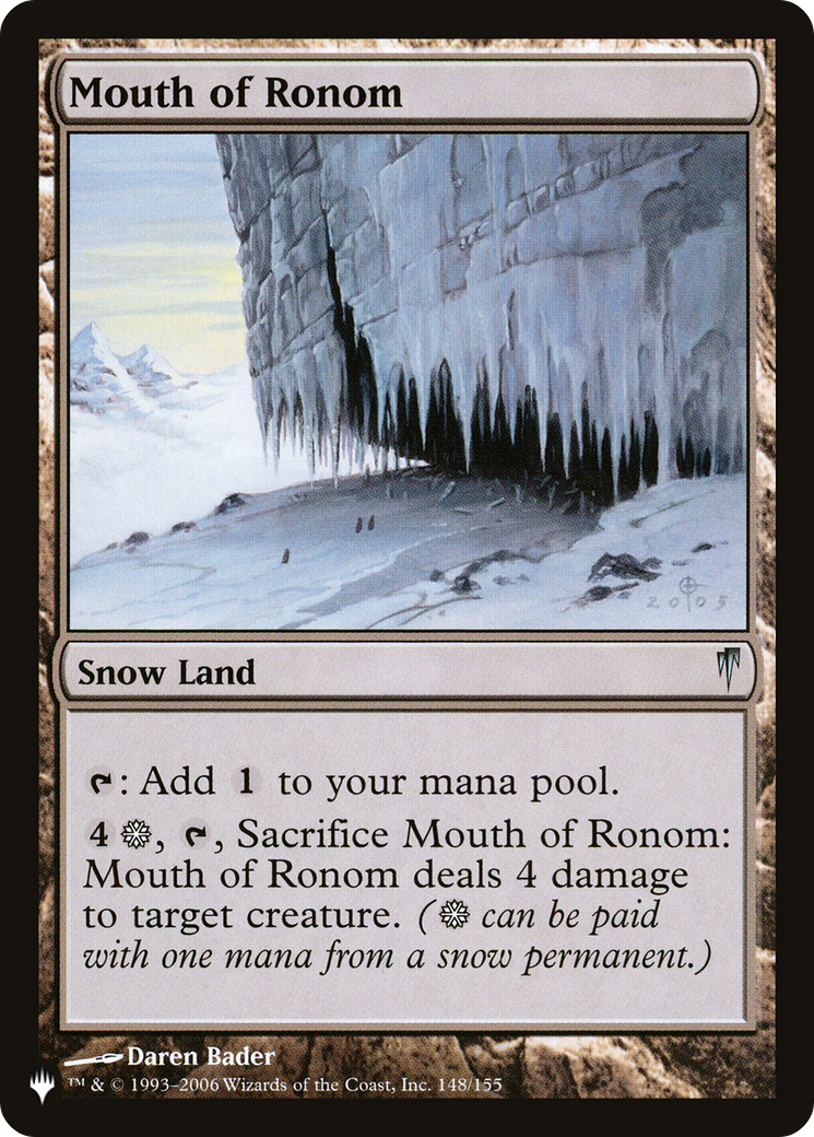 Mouth of Ronom [LIST 148/155]