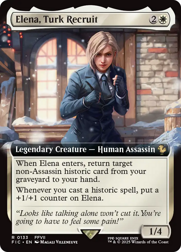 {R} Elena, Turk Recruit (Extended Art) [FINAL FANTASY Commander][FIC 133]
