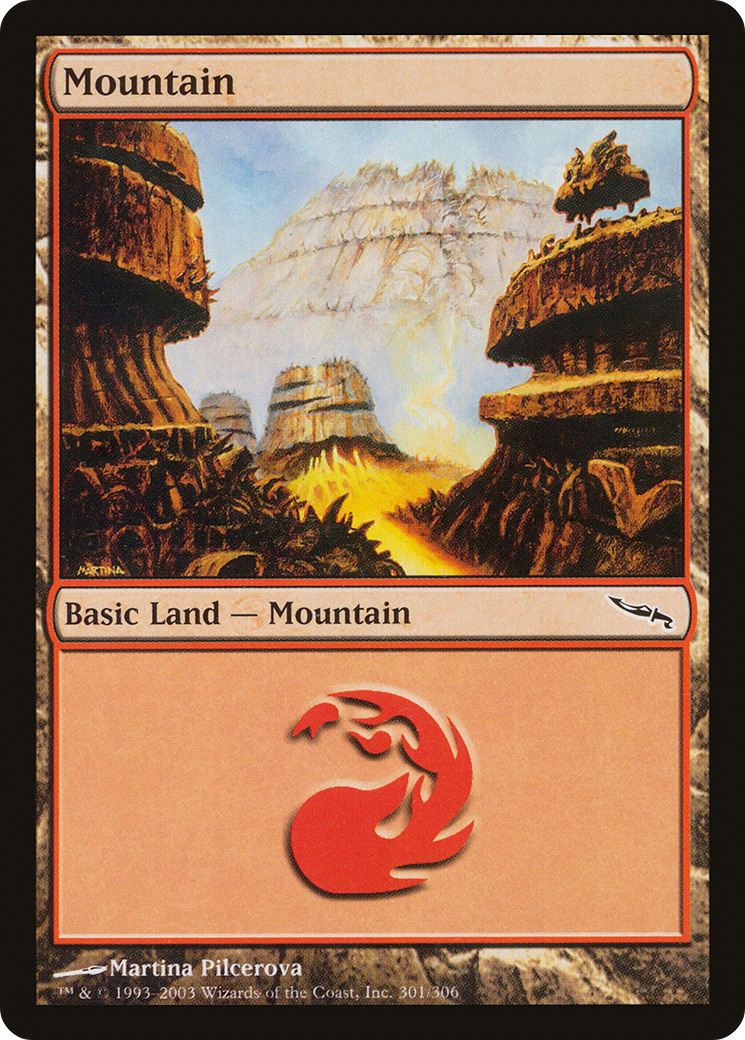 {B}[MRD 301] Mountain (301) [Mirrodin]
