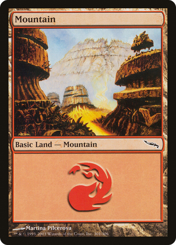 {B}[MRD 301] Mountain (301) [Mirrodin]