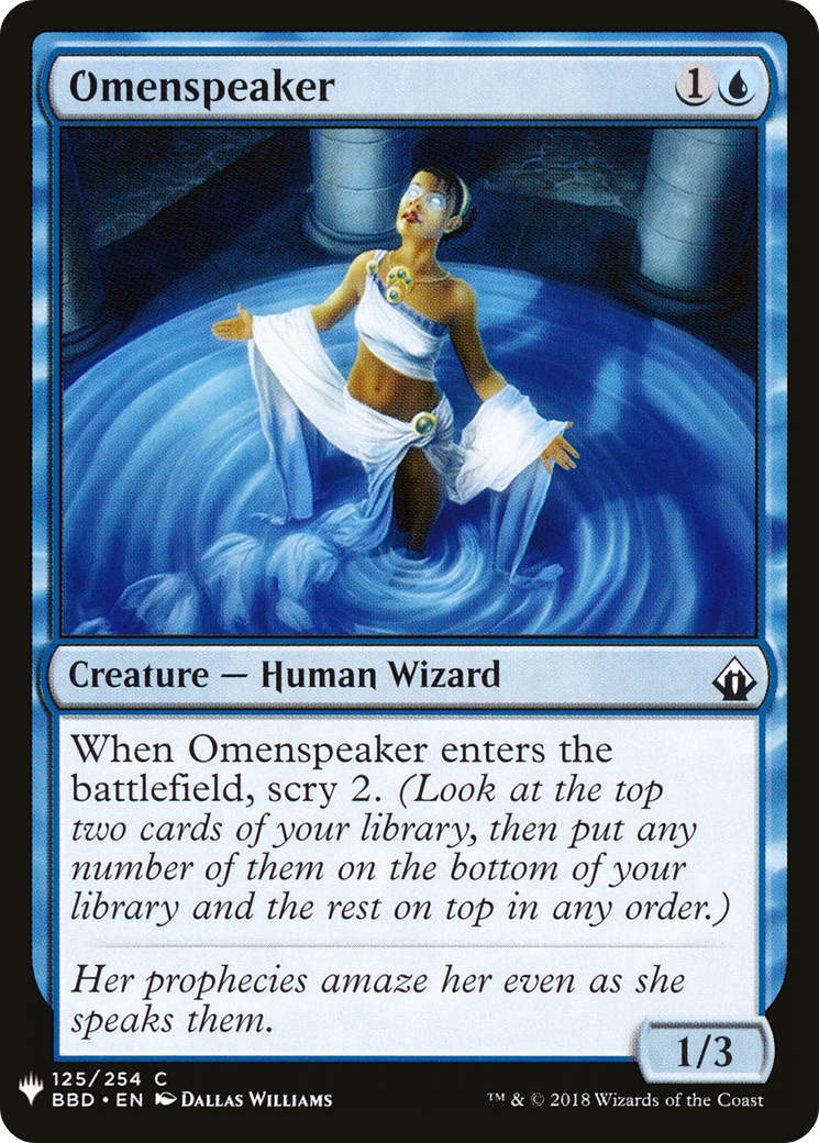 {C} Omenspeaker [Mystery Booster][LS BBD 125]