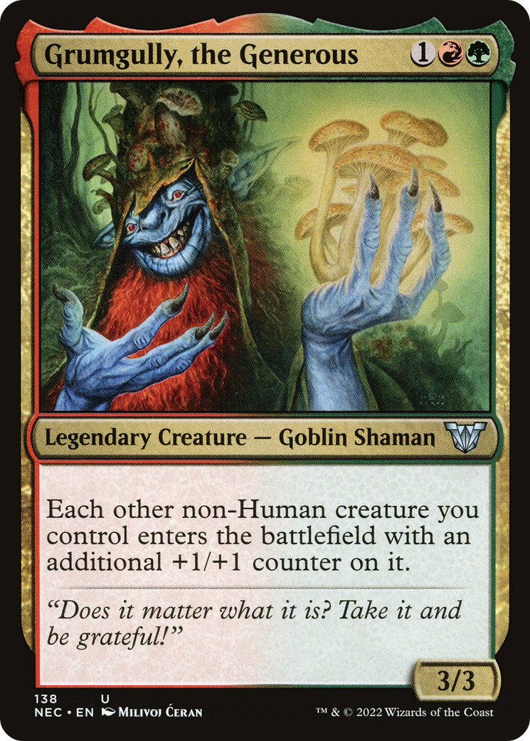 {C} Grumgully, the Generous [Kamigawa: Neon Dynasty Commander][NEC 138]