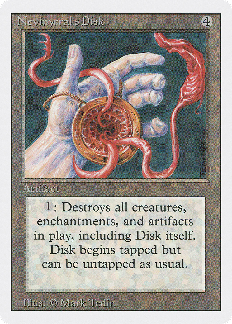 {R} Nevinyrral's Disk [Revised Edition][3ED 267]