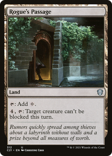 {C} Rogue's Passage [Commander 2021][C21 312]