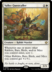 {@R} Valley Questcaller [Bloomburrow][BLB 036]