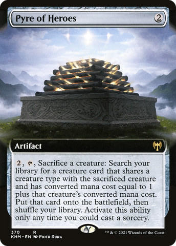 {R} Pyre of Heroes (Extended Art) [Kaldheim][KHM 370]