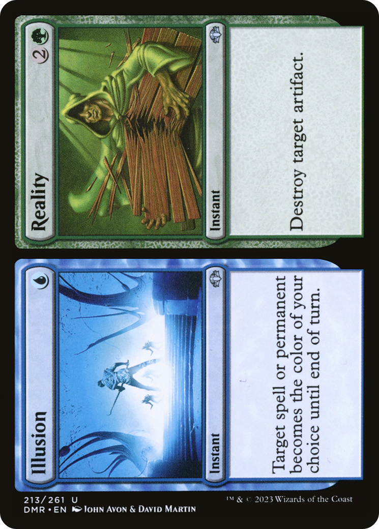 {C} Illusion // Reality [Dominaria Remastered][DMR 213]