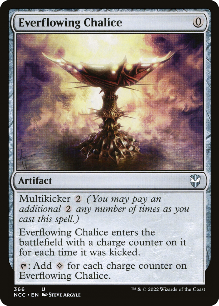 {C} Everflowing Chalice [Streets of New Capenna Commander][NCC 366]