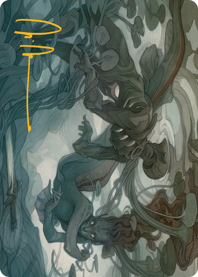 {A} Emry, Lurker of the Loch Art Card (Gold-Stamped Signature) [March of the Machine Art Series][GS AMOM 069]