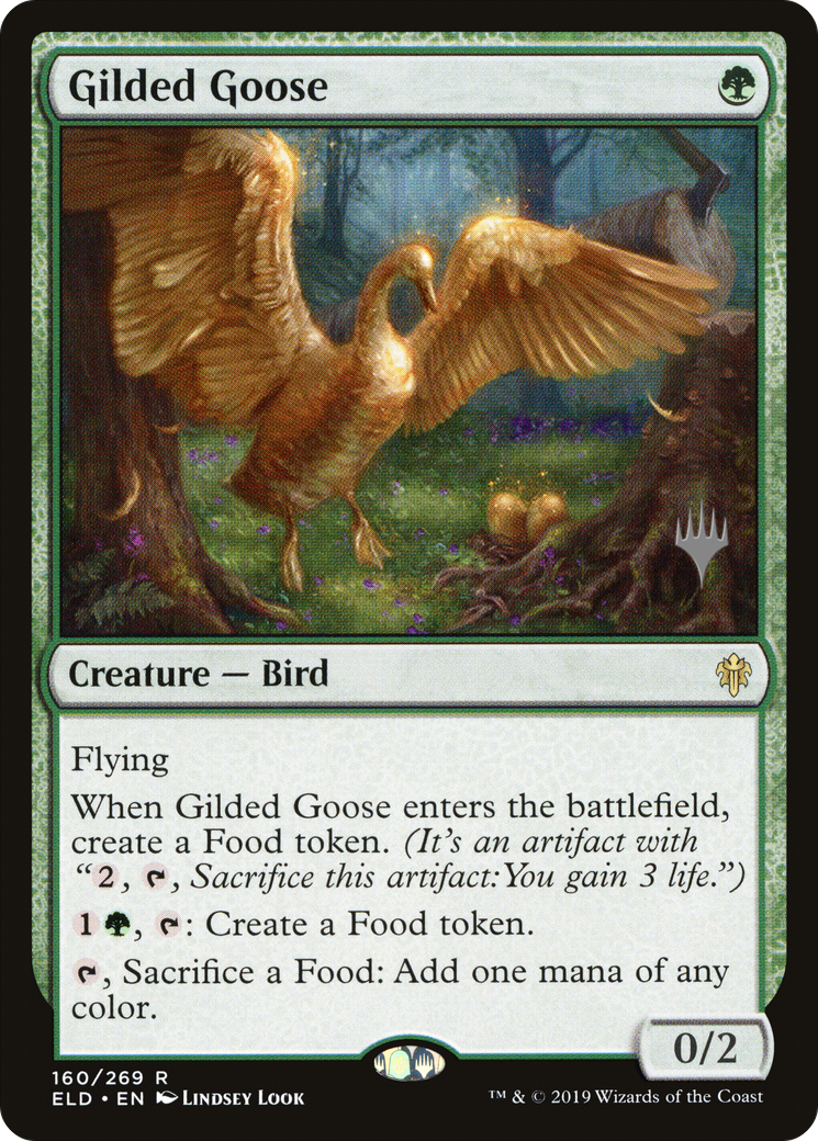 {R} Gilded Goose (Promo Pack) [Throne of Eldraine Promos][PP ELD 160]
