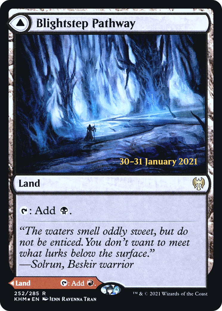{R} Blightstep Pathway // Searstep Pathway [Kaldheim Prerelease Promos][PR KHM 252]
