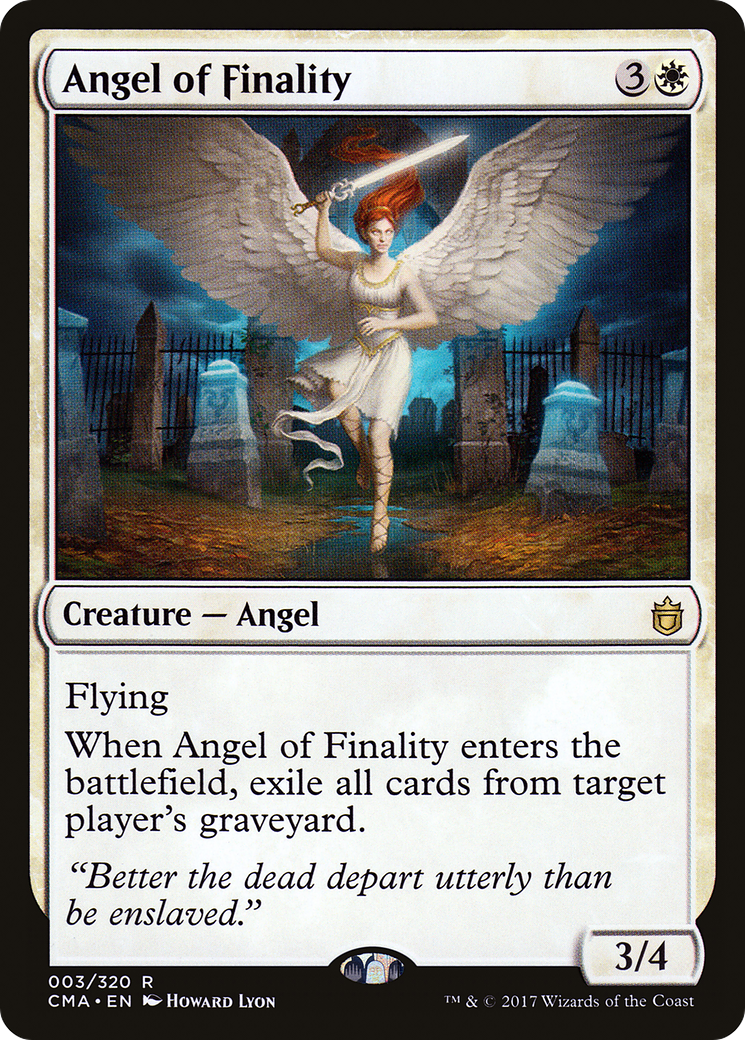 {R} Angel of Finality [Commander Anthology][CMA 003]