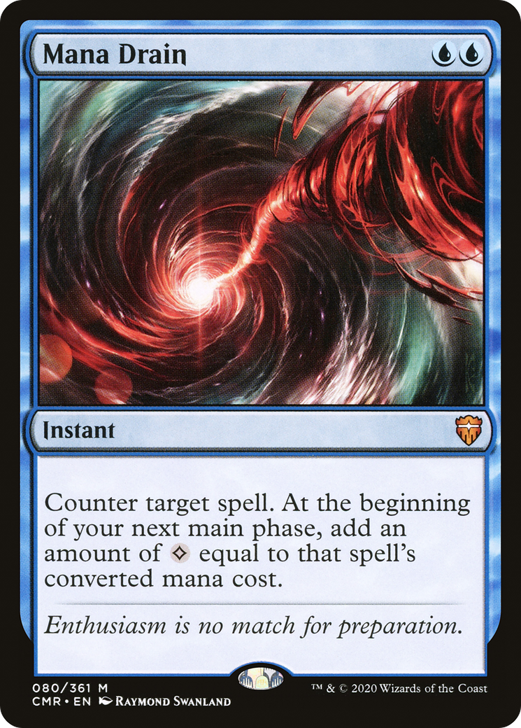 {R} Mana Drain [Commander Legends][CMR 080] - Misty Mountain Games