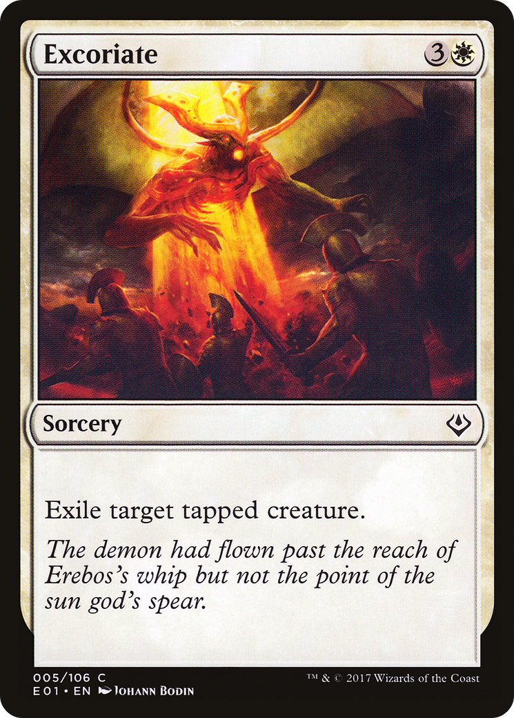 {C} Excoriate [Archenemy: Nicol Bolas][E01 005]