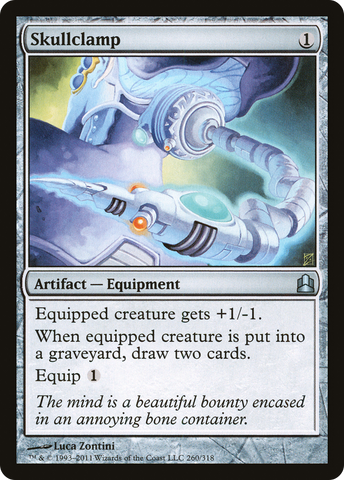 {C} Skullclamp [Commander 2011][CMD 260]