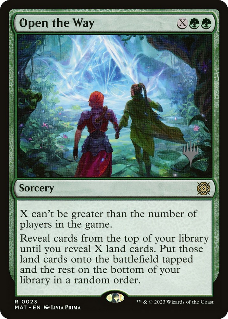{R} Open the Way (Promo Pack) [Murders at Karlov Manor Promos][PP MAT 023]