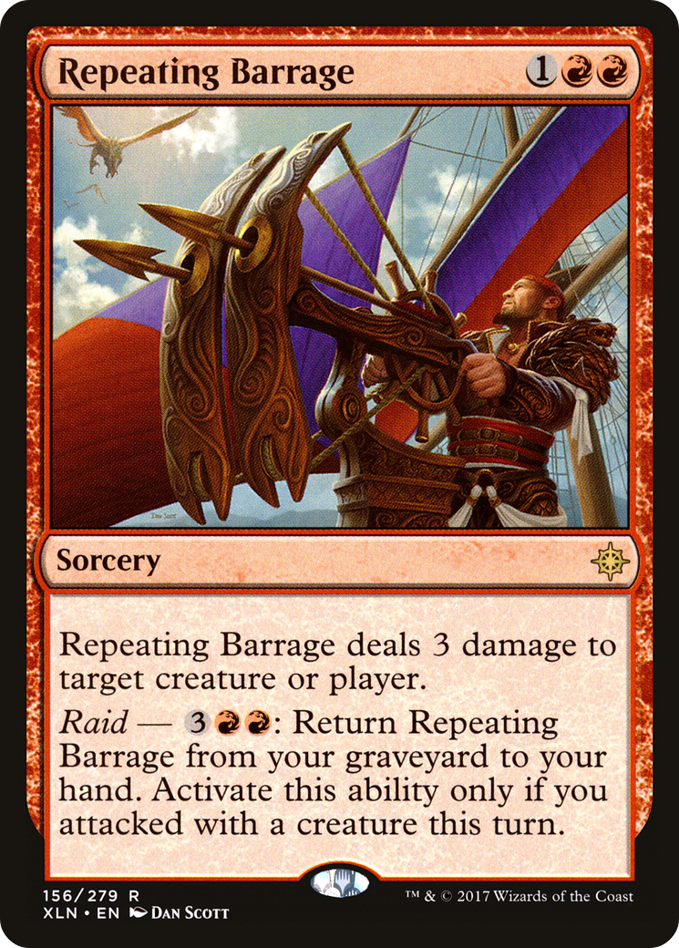 {R} Repeating Barrage [Ixalan][XLN 156]