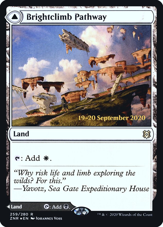 {R} Brightclimb Pathway // Grimclimb Pathway [Zendikar Rising Prerelease Promos][PR ZNR 259] - Misty Mountain Games