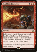{R} Reckless Endeavor [Dungeons & Dragons: Adventures in the Forgotten Realms Commander][AFC 033]
