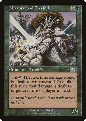 {C} Mirrorwood Treefolk [Planeshift][PLS 083]