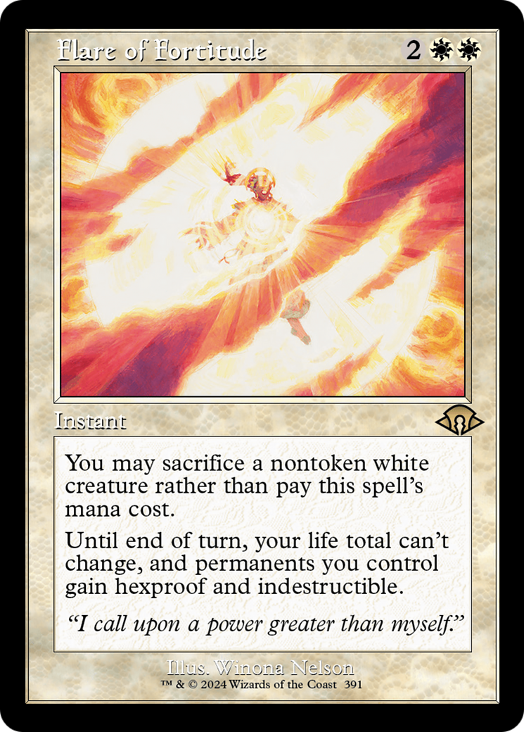 {R} Flare of Fortitude (Retro) [Modern Horizons 3][MH3 391]