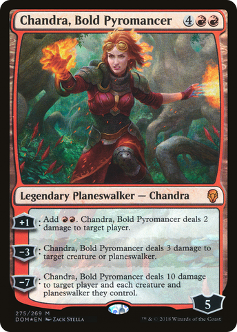 {R} Chandra, Bold Pyromancer [Dominaria][DOM 275]
