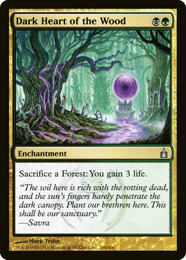 {C} Dark Heart of the Wood [Ravnica: City of Guilds][RAV 200]