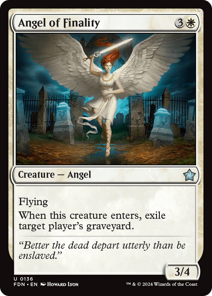 {@C} Angel of Finality [Foundations][FDN 136]