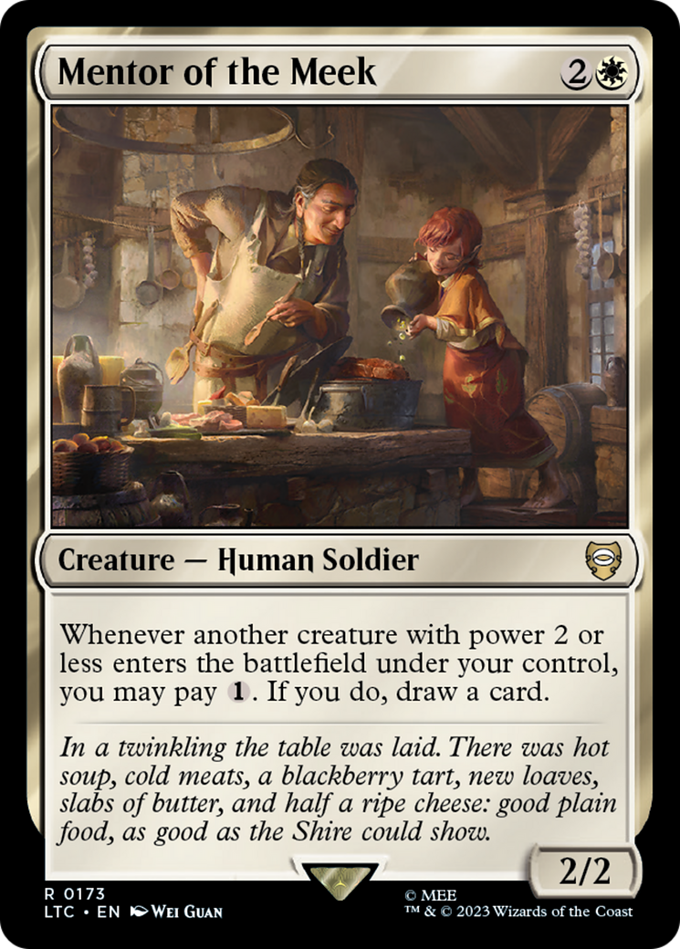 {C} Mentor of the Meek [The Lord of the Rings: Tales of Middle-Earth Commander][LTC 173]