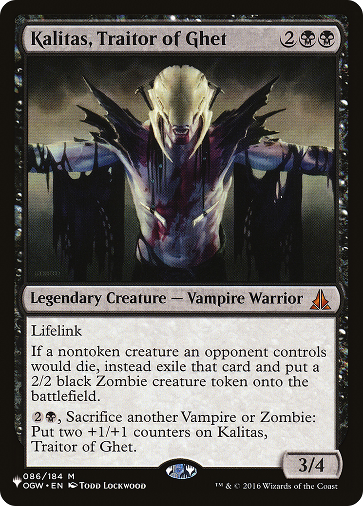 Kalitas, Traitor of Ghet [LIST 086/184]