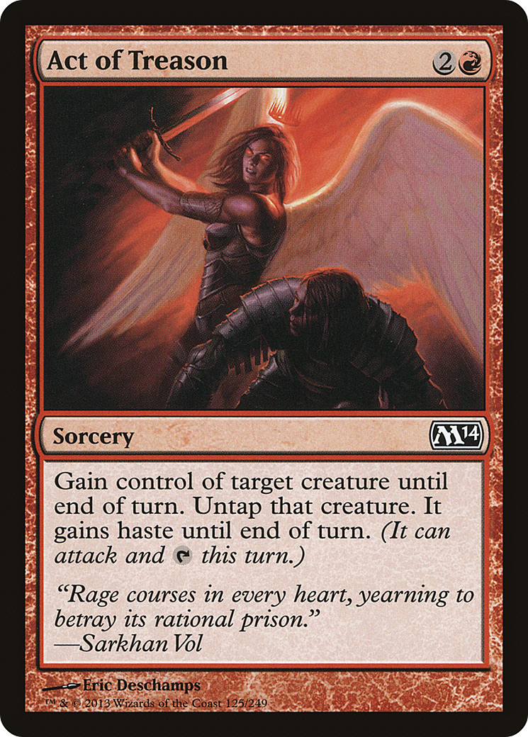 {C} Act of Treason [Magic 2014][M14 125]
