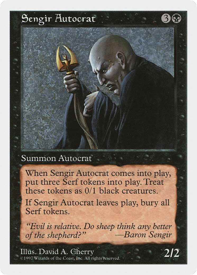 {R} Sengir Autocrat [Fifth Edition][5ED 193] - Misty Mountain Games