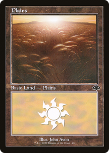 {B}[DMR 402] Plains (402) (Retro Frame) [Dominaria Remastered]