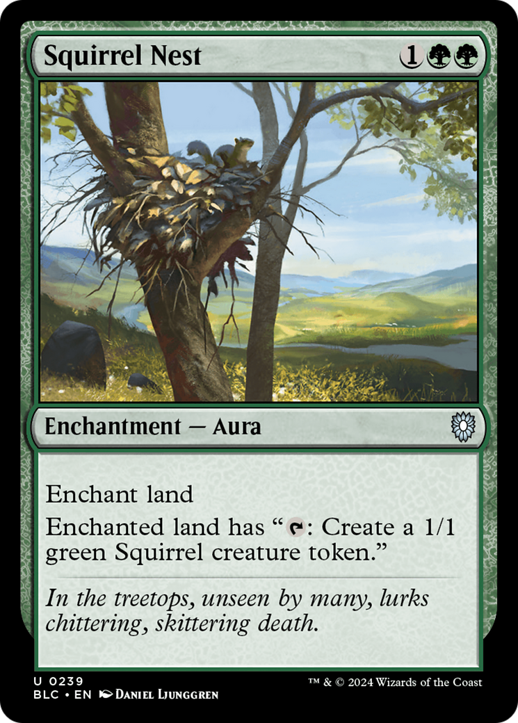 {C} Squirrel Nest [Bloomburrow Commander][BLC 239]