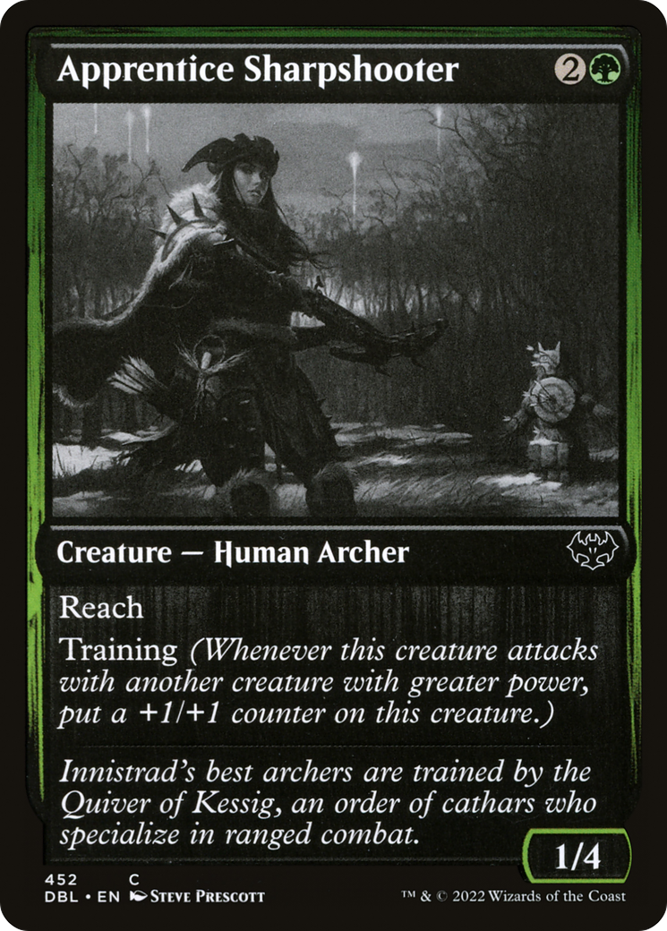 {C} Apprentice Sharpshooter [Innistrad: Double Feature][DBL 452]